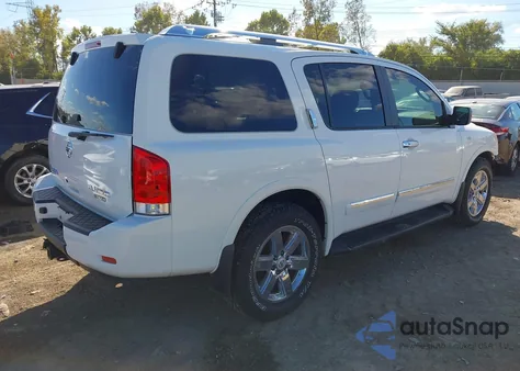 2010 Nissan Armada Platinum из США, поврежденный, VIN 5N1BA0NF3AN610154